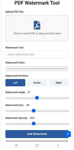 pdf watermark tool